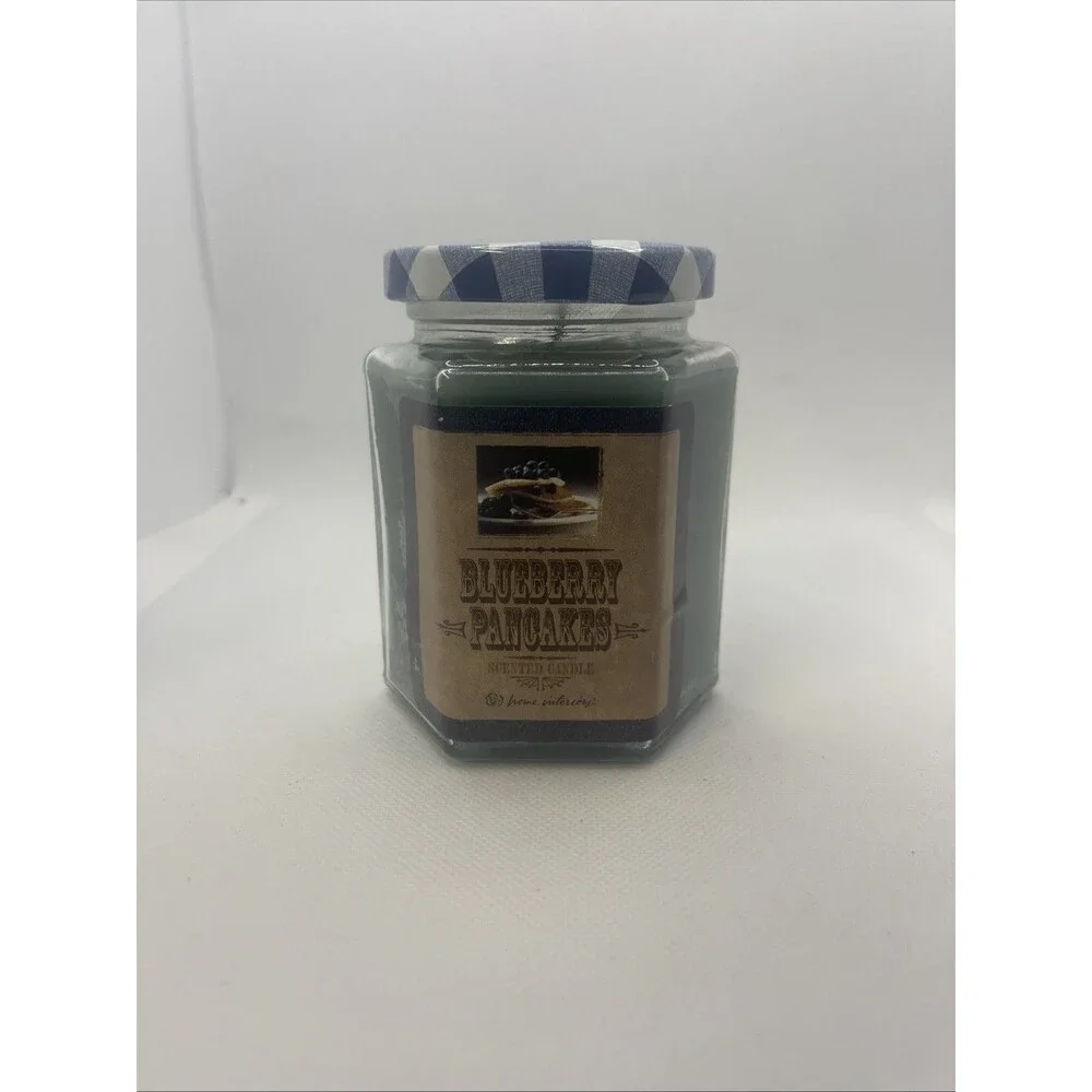 Home Interiors Blueberry Pancakes Candle 7.5 Oz Jar Candles New Old Stock